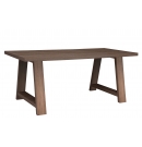 Marion 1800 WOODEN DINING TABLE IN IVORY/DARK OAK